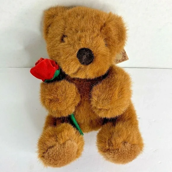 Russ | Toys | Russ Roundley Brown Plush Bear Holding Rose Stuffed Animal Toy | Poshmark Russ | Toys | Russ Roundley Brown Plush Bear Holding Rose Stuffed Animal Toy | Poshmark